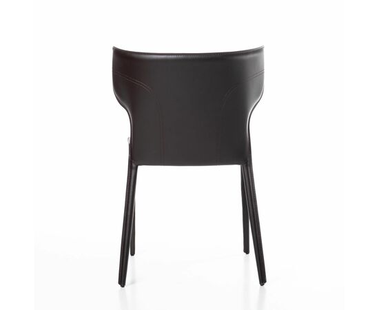 Стул Austin, кожа коричневый, изображение 6 | Интернет магазин мебели и декора LifeDekor