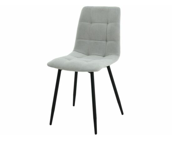 Стул «Чили», микровелюр Вивальди 06, каркас черный | Интернет магазин мебели и декора LifeDekor