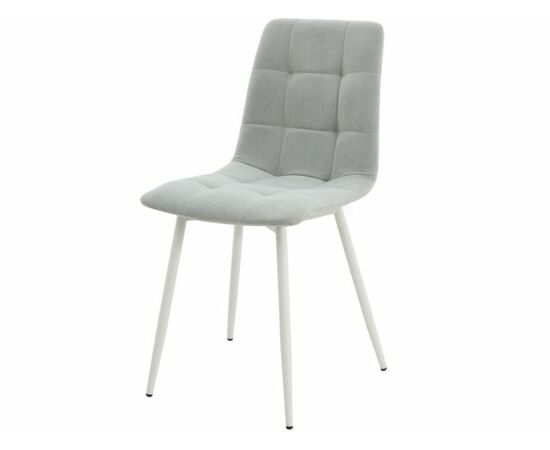 Стул «Чили», микровелюр Вивальди 06, каркас белый | Интернет магазин мебели и декора LifeDekor