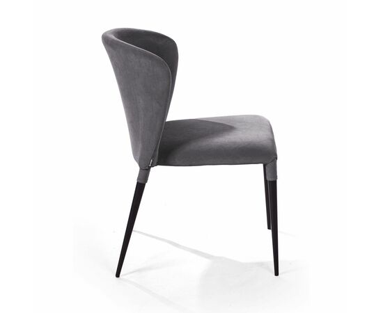 Стул Albert в шортиках, антрацит, изображение 4 | Интернет магазин мебели и декора LifeDekor