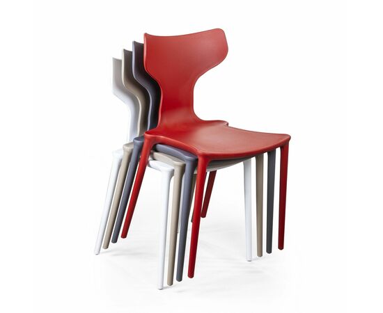 Стул Enzo, первичный пластик серый, изображение 9 | Интернет магазин мебели и декора LifeDekor