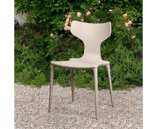 Стул Enzo, первичный пластик бежевый, изображение 2 | Интернет магазин мебели и декора LifeDekor