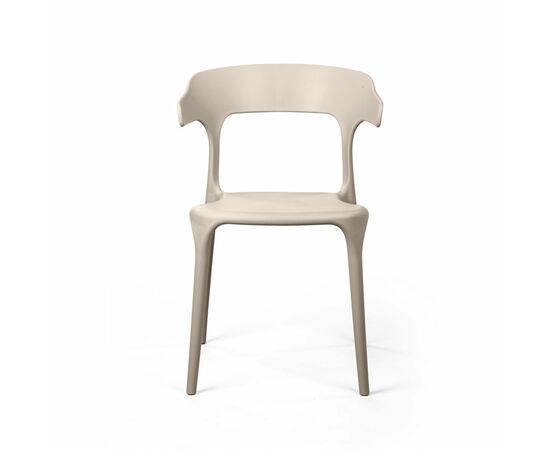 Стул Leo, первичный пластик бежевый, изображение 3 | Интернет магазин мебели и декора LifeDekor