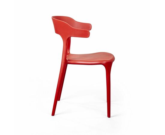 Стул Leo, первичный пластик красный, изображение 7 | Интернет магазин мебели и декора LifeDekor