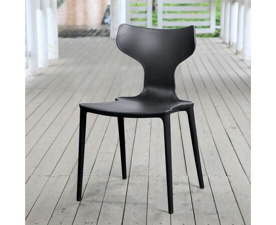 Стул Enzo, первичный пластик черный, изображение 2 | Интернет магазин мебели и декора LifeDekor