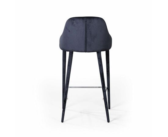 Стул полубарный Douglas, бархат чёрный, изображение 6 | Интернет магазин мебели и декора LifeDekor