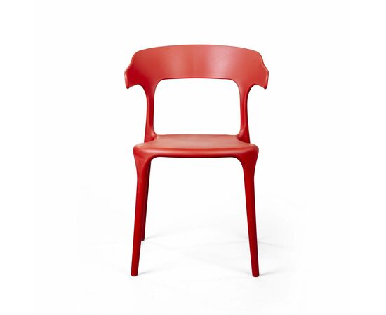 Стул Leo, первичный пластик красный, изображение 3 | Интернет магазин мебели и декора LifeDekor
