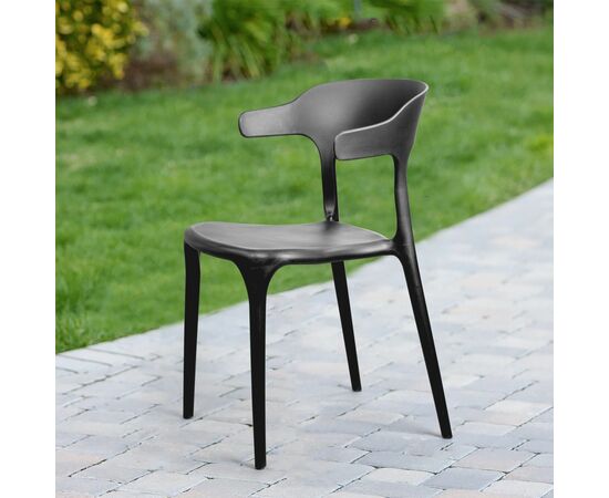 Стул Leo, первичный пластик черный | Интернет магазин мебели и декора LifeDekor