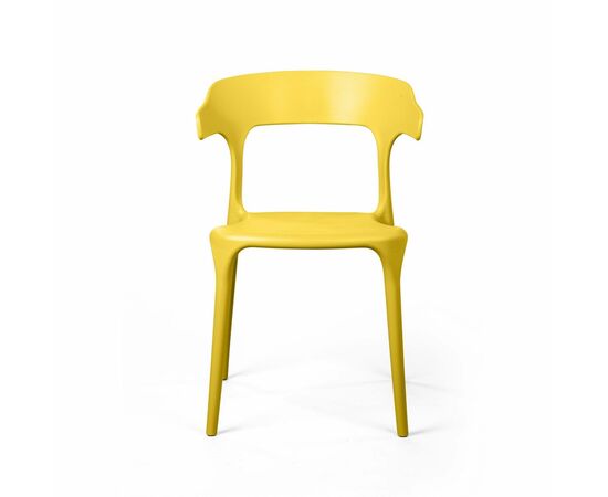 Стул Leo, первичный пластик желтый, изображение 3 | Интернет магазин мебели и декора LifeDekor