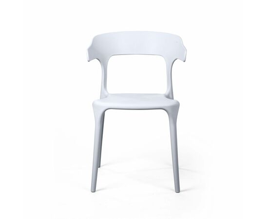 Стул Leo, первичный пластик белый, изображение 3 | Интернет магазин мебели и декора LifeDekor