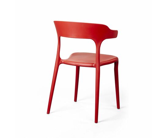 Стул Leo, первичный пластик красный, изображение 4 | Интернет магазин мебели и декора LifeDekor