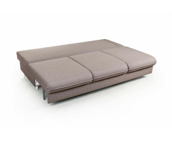 Hans диван-кровать прямой без подлокотников рогожка серый | Интернет магазин мебели и декора LifeDekor