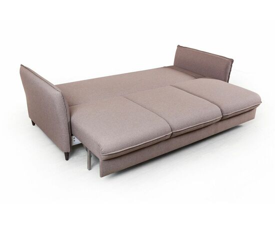 Hans диван-кровать прямой с подлокотниками рогожка серый, изображение 7 | Интернет магазин мебели и декора LifeDekor