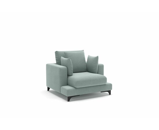 Oscar кресло рогожка голубой | Интернет магазин мебели и декора LifeDekor