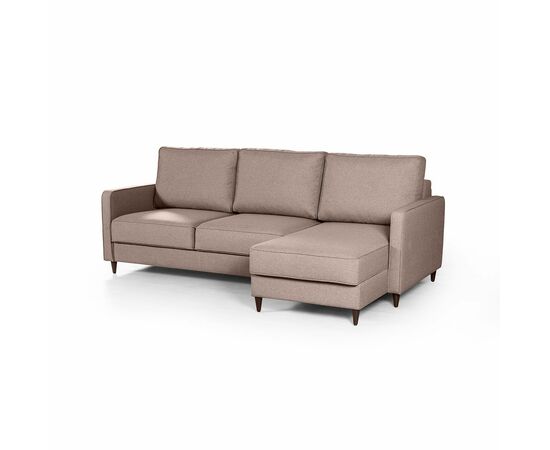 Oslo диван-кровать с шезлонгом рогожка серый, изображение 3 | Интернет магазин мебели и декора LifeDekor