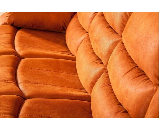 Ridberg диван-кровать прямой замша рыжий, изображение 7 | Интернет магазин мебели и декора LifeDekor