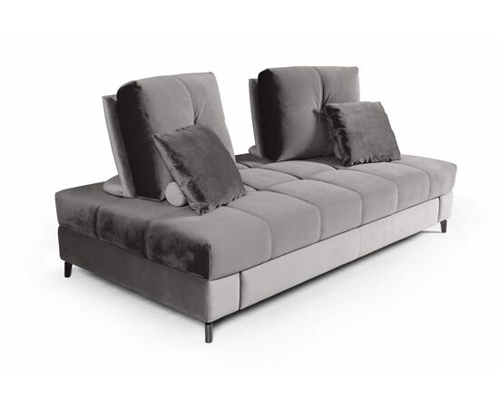 Reef диван-кровать велюр серый, изображение 6 | Интернет магазин мебели и декора LifeDekor