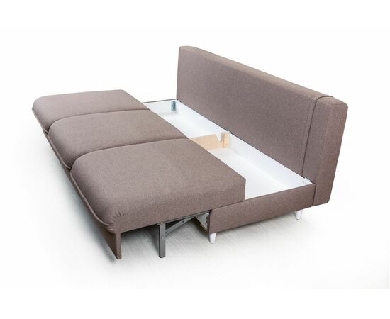 Hans диван-кровать прямой без подлокотников рогожка серый, изображение 4 | Интернет магазин мебели и декора LifeDekor