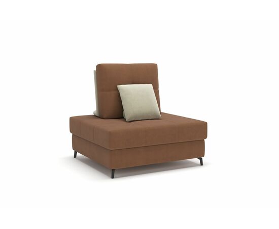 Reef кресло с ящиком замша рыжий | Интернет магазин мебели и декора LifeDekor