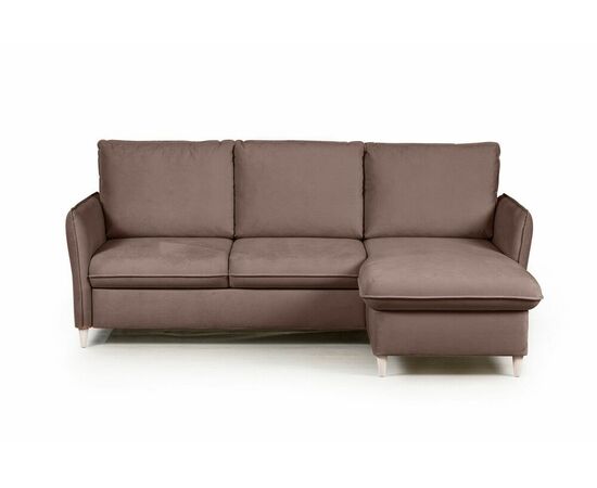 Hans диван-кровать с шезлонгом рогожка серый, изображение 2 | Интернет магазин мебели и декора LifeDekor