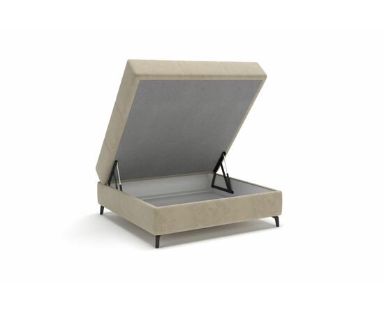 Reef кресло с ящиком замша бежевый, изображение 2 | Интернет магазин мебели и декора LifeDekor