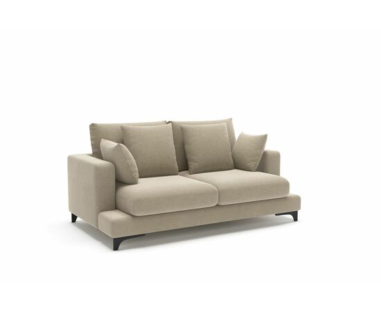 Oscar диван прямой малый рогожка бежевый | Интернет магазин мебели и декора LifeDekor