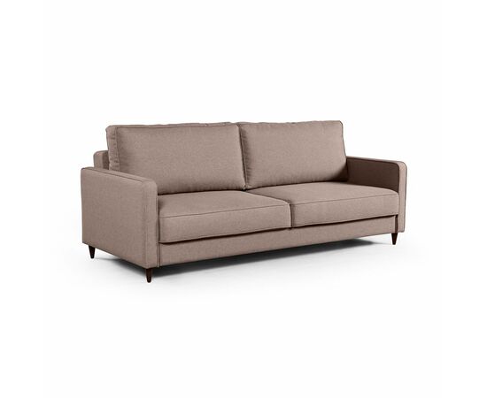 Oslo диван-кровать прямой рогожка серый, изображение 2 | Интернет магазин мебели и декора LifeDekor