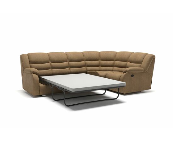 Ridberg диван-кровать угловой замша бежевый, изображение 3 | Интернет магазин мебели и декора LifeDekor