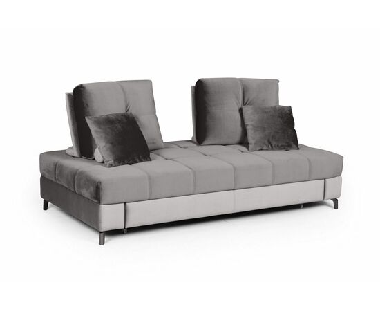 Reef диван-кровать велюр серый, изображение 3 | Интернет магазин мебели и декора LifeDekor