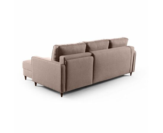 Oslo диван-кровать с шезлонгом рогожка серый, изображение 4 | Интернет магазин мебели и декора LifeDekor