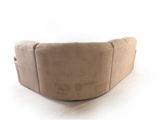 Diamante диван-кровать угловой велюр бежевый, изображение 7 | Интернет магазин мебели и декора LifeDekor