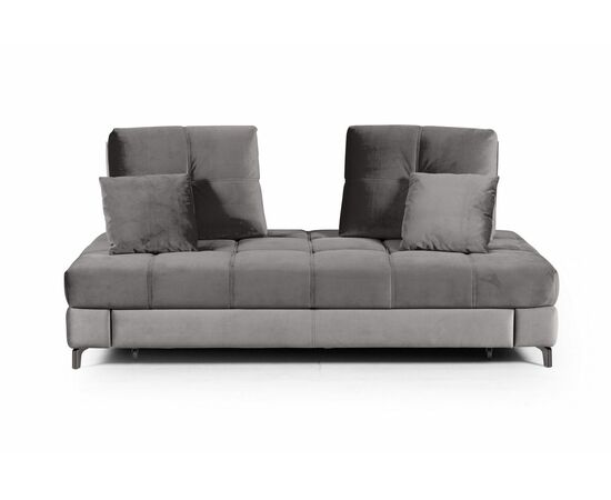 Reef диван-кровать велюр серый, изображение 5 | Интернет магазин мебели и декора LifeDekor