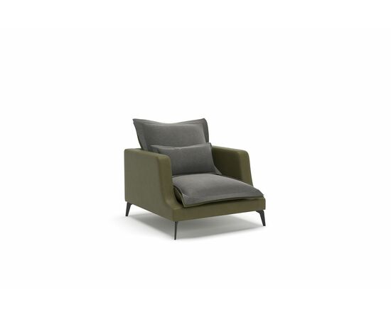 Rey кресло замша зеленый/серый, изображение 4 | Интернет магазин мебели и декора LifeDekor