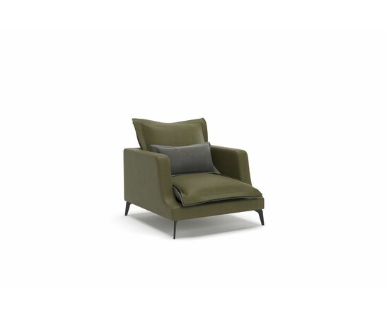 Rey кресло замша зеленый/серый | Интернет магазин мебели и декора LifeDekor