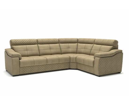 Boston NEW диван-кровать угловой замша бежевый, изображение 2 | Интернет магазин мебели и декора LifeDekor