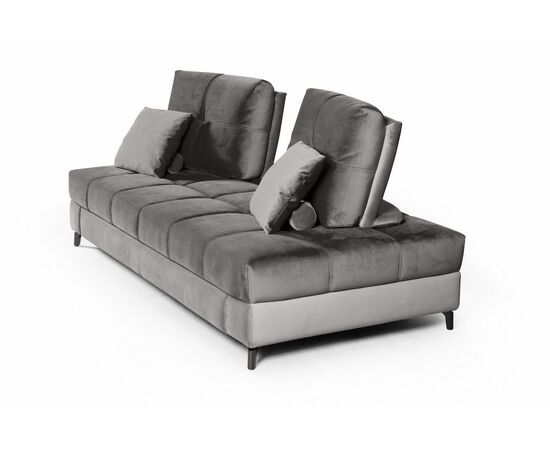 Reef диван-кровать велюр серый, изображение 4 | Интернет магазин мебели и декора LifeDekor