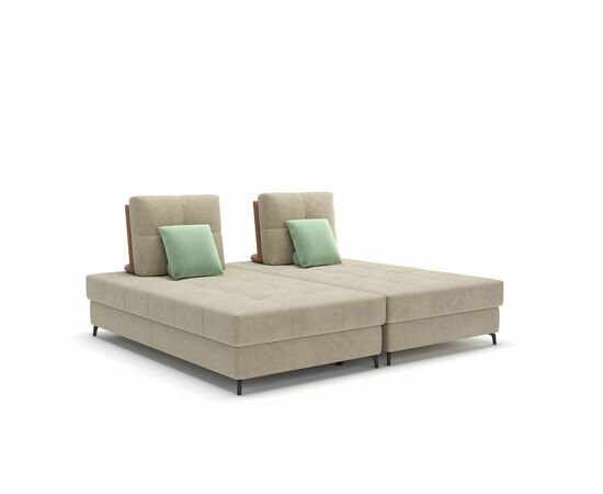 Reef диван-кровать угловой замша бежевый, изображение 6 | Интернет магазин мебели и декора LifeDekor