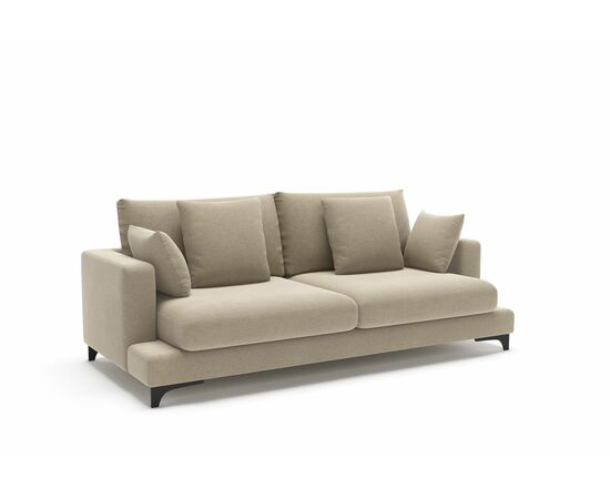 Oscar диван прямой рогожка бежевый | Интернет магазин мебели и декора LifeDekor