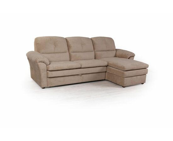 Diamante диван-кровать с шезлонгом велюр бежевый, изображение 4 | Интернет магазин мебели и декора LifeDekor