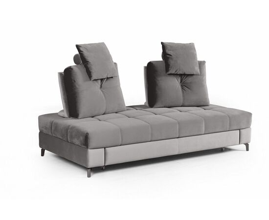 Reef диван-кровать велюр серый, изображение 8 | Интернет магазин мебели и декора LifeDekor