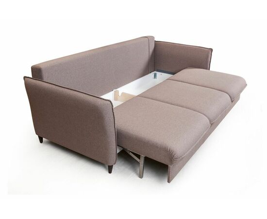 Hans диван-кровать прямой с подлокотниками рогожка серый, изображение 5 | Интернет магазин мебели и декора LifeDekor