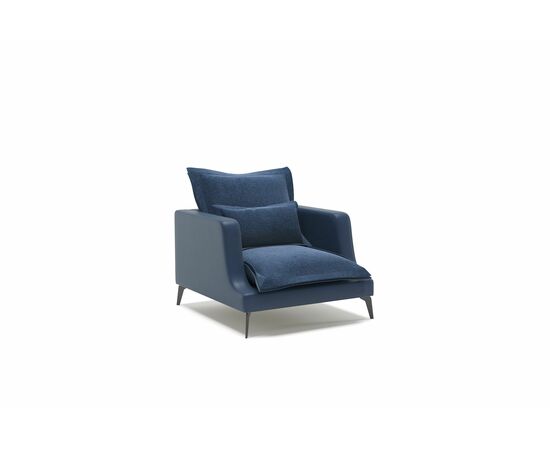 Rey кресло замша синий, изображение 2 | Интернет магазин мебели и декора LifeDekor