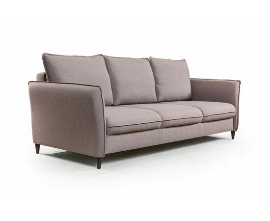 Hans диван-кровать прямой с подлокотниками рогожка серый, изображение 3 | Интернет магазин мебели и декора LifeDekor