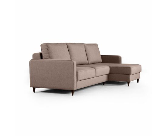 Oslo диван-кровать с шезлонгом рогожка серый, изображение 2 | Интернет магазин мебели и декора LifeDekor