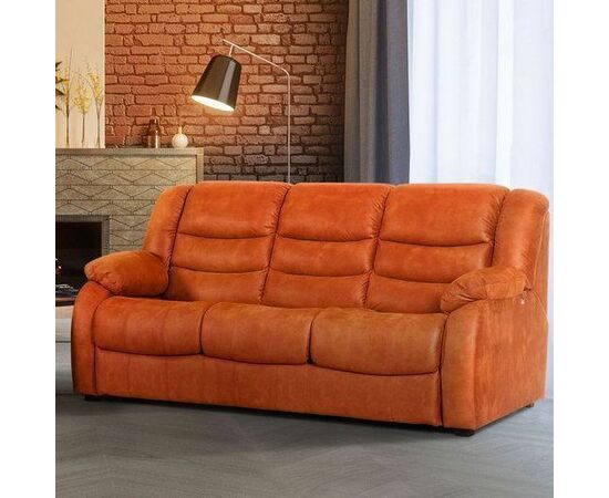 Ridberg диван-кровать прямой замша рыжий | Интернет магазин мебели и декора LifeDekor