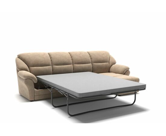 San-Remo диван-кровать с шезлонгом велюр бежевый, изображение 5 | Интернет магазин мебели и декора LifeDekor