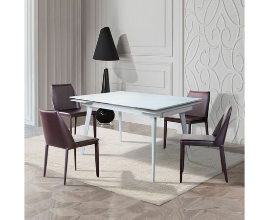 Стол раскладной Buren (140+30+30) керамика светлая, изображение 8 | Интернет магазин мебели и декора LifeDekor
