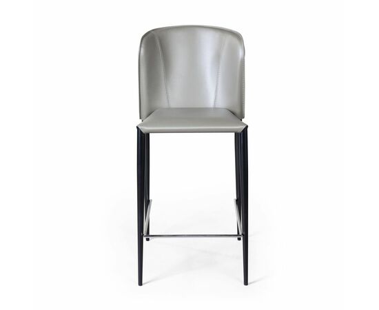 Стул полубарный Albert, кожа тауп, изображение 3 | Интернет магазин мебели и декора LifeDekor