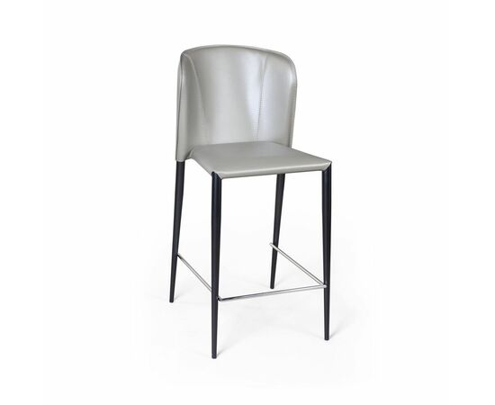 Стул полубарный Albert, кожа тауп, изображение 2 | Интернет магазин мебели и декора LifeDekor