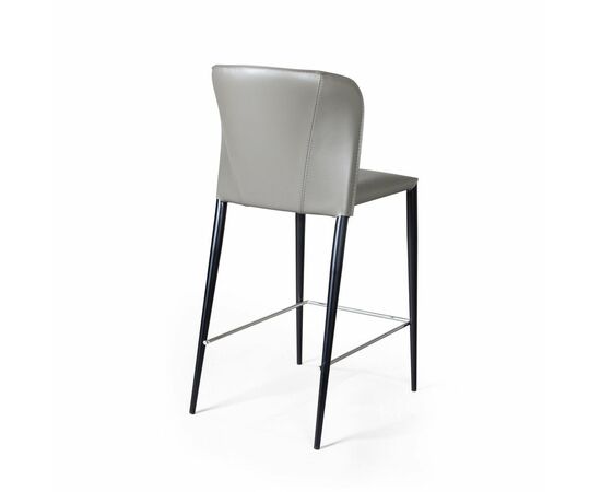 Стул полубарный Albert, кожа тауп, изображение 5 | Интернет магазин мебели и декора LifeDekor